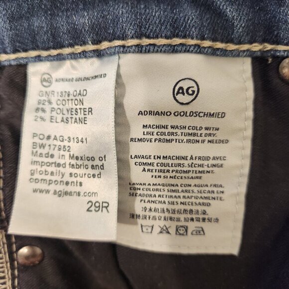 AG Adriano Goldschmied Jeans The Farrah Skinny - Size29 - Picture 7 of 9